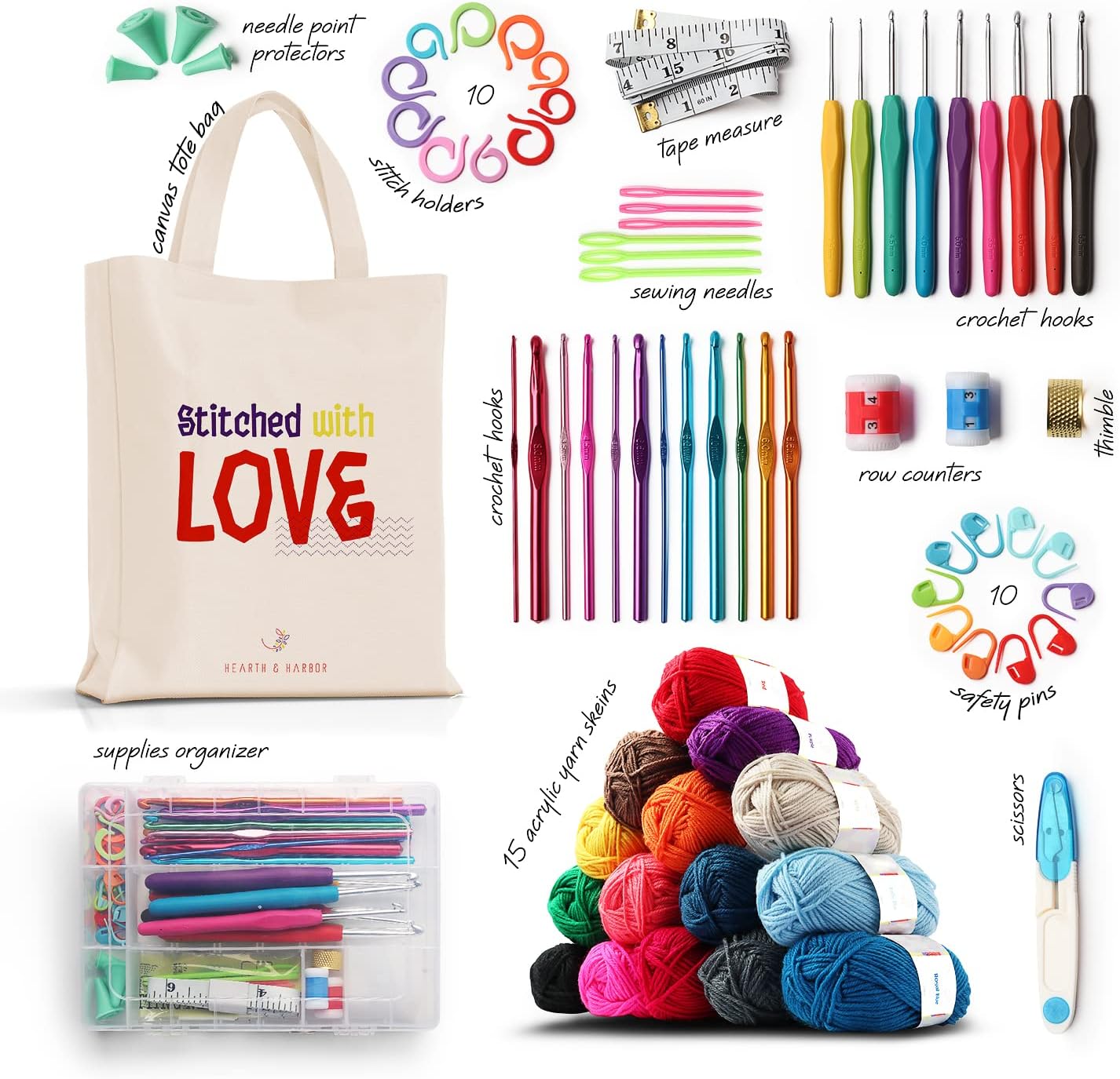 Crochet Kit for Beginners Adults and Kids