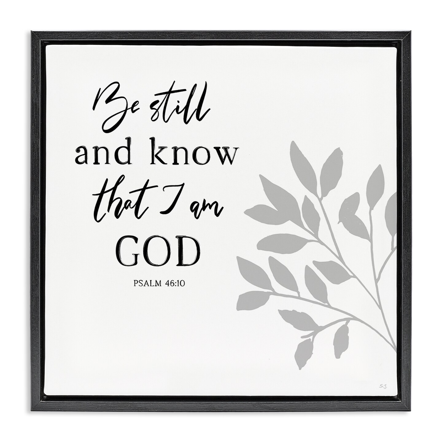 Proverb Frame Stupell Industries Be Still Spiritual Proverb Floating Frame By Val ...
