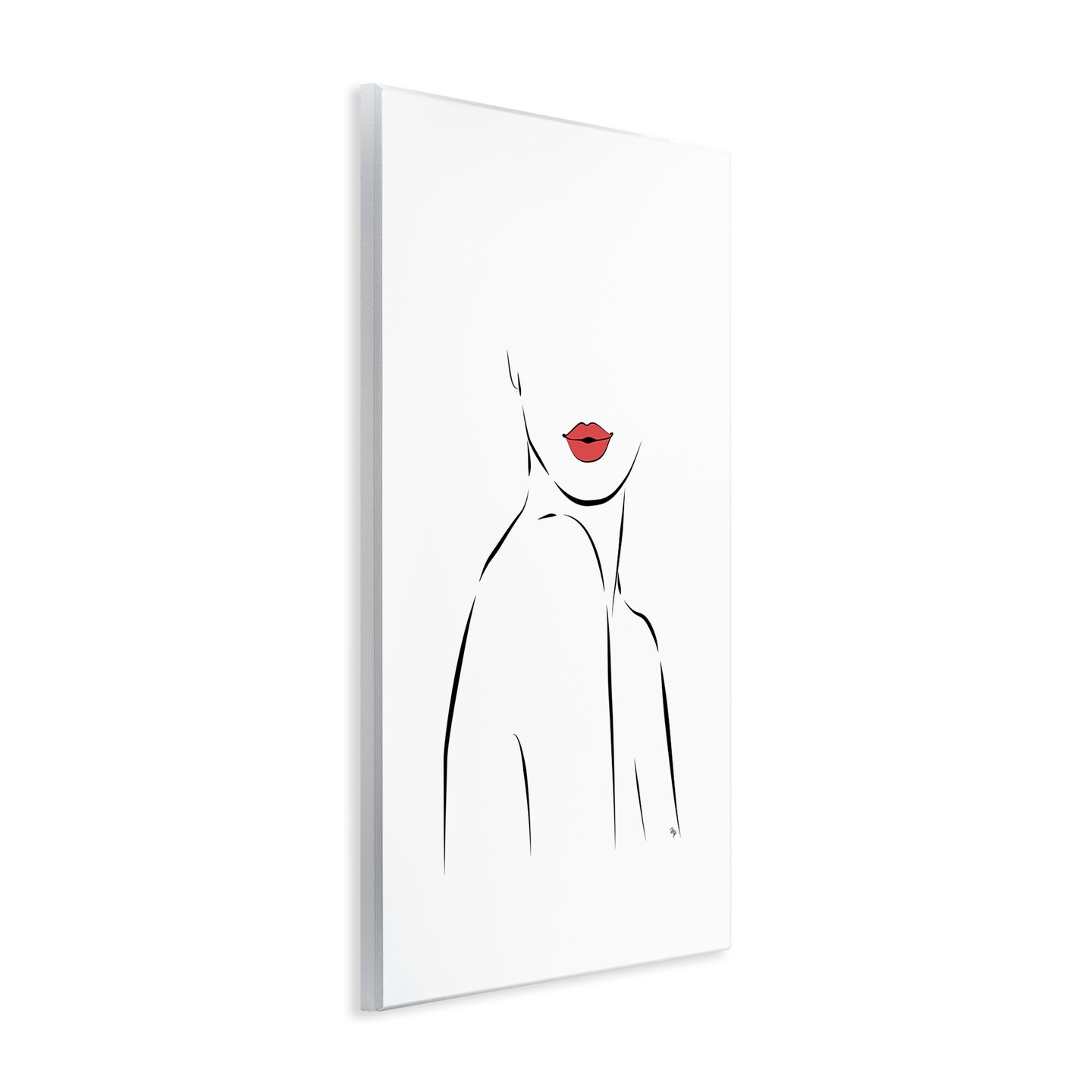 Stupell Industries Feminine Line Torso Drawing Wall Plaque By Martina Pavlova