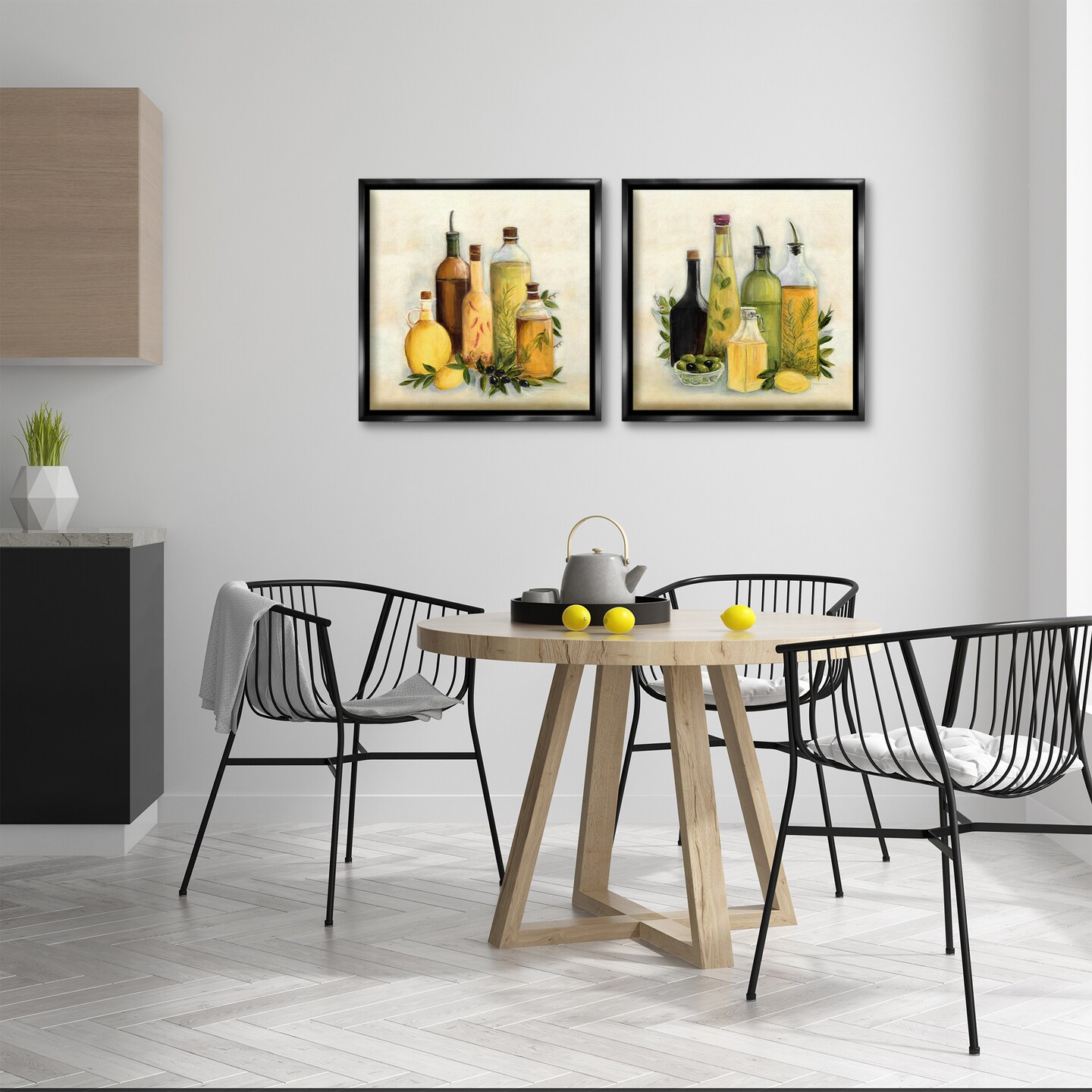 Stupell Industries Italian Kitchen Cooking Oils 2pc Floating Frame Set By Marilyn Dunlap