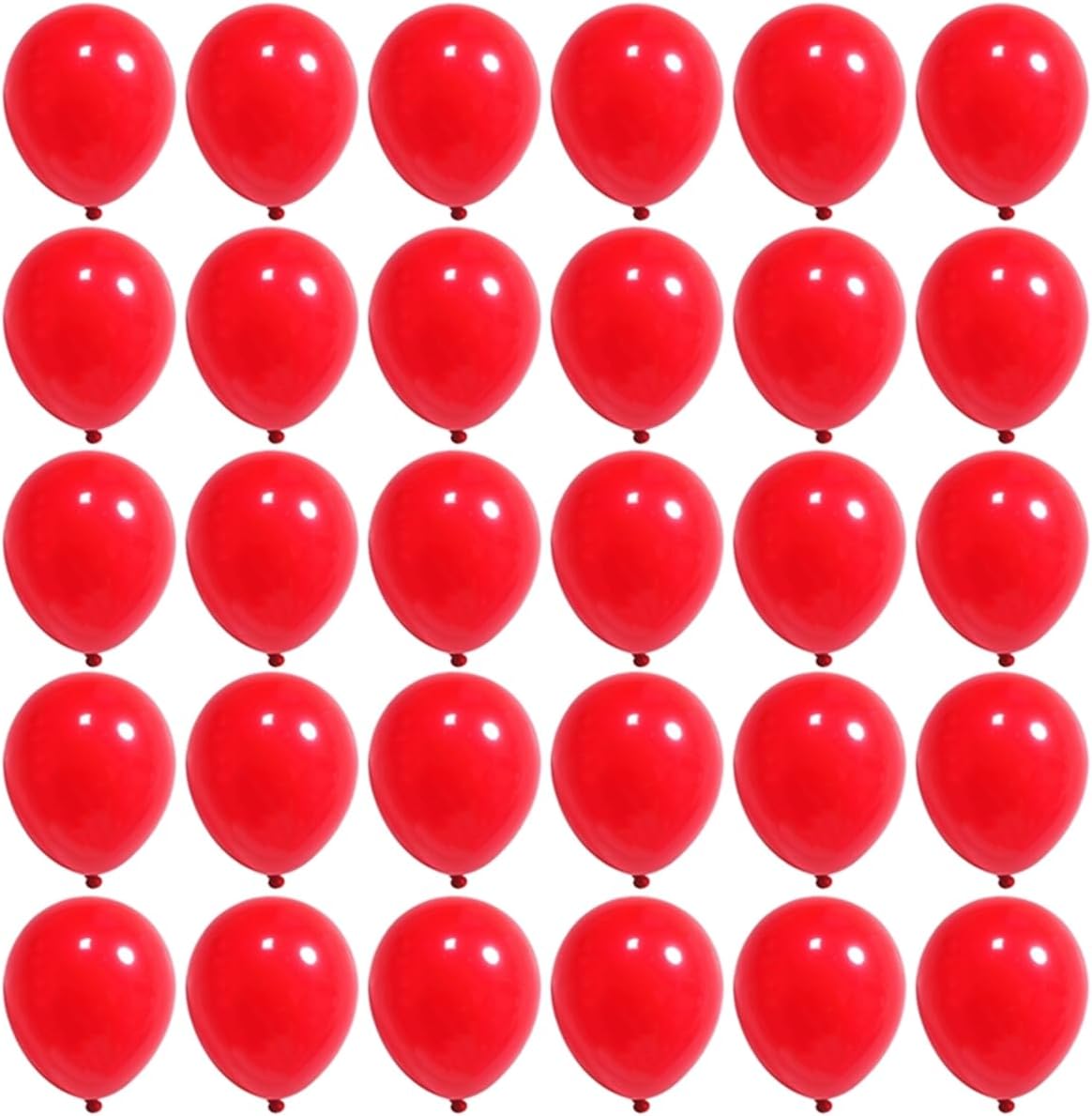 5 Inch Red Party Balloons - 100 Pcs Mini Latex Balloons