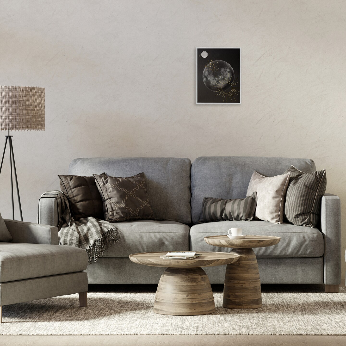 Stupell Industries Minimal Planetary Galaxy Framed Giclee By Daniela Santiago