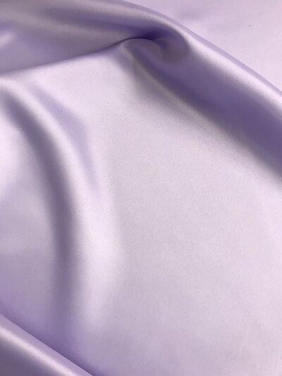 1 Yard Lilac Matte Satin Fabric Medium Weight 58/59 Inches Wide 100% Polyester