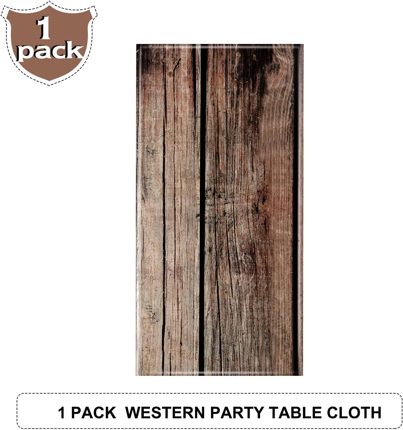1 Pcs Western Party Tablecloth Western Cowboy
