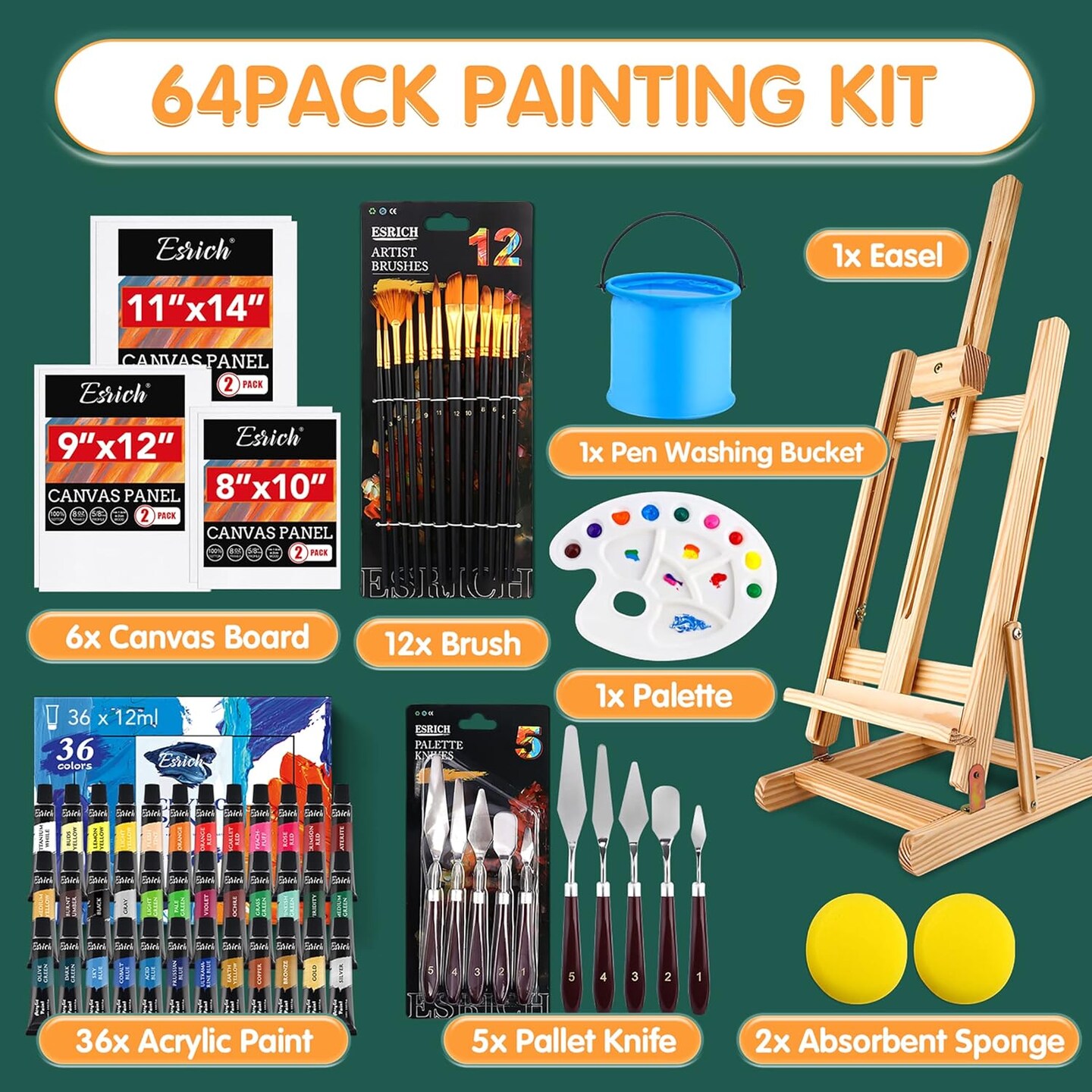 Acrylic Paint Set