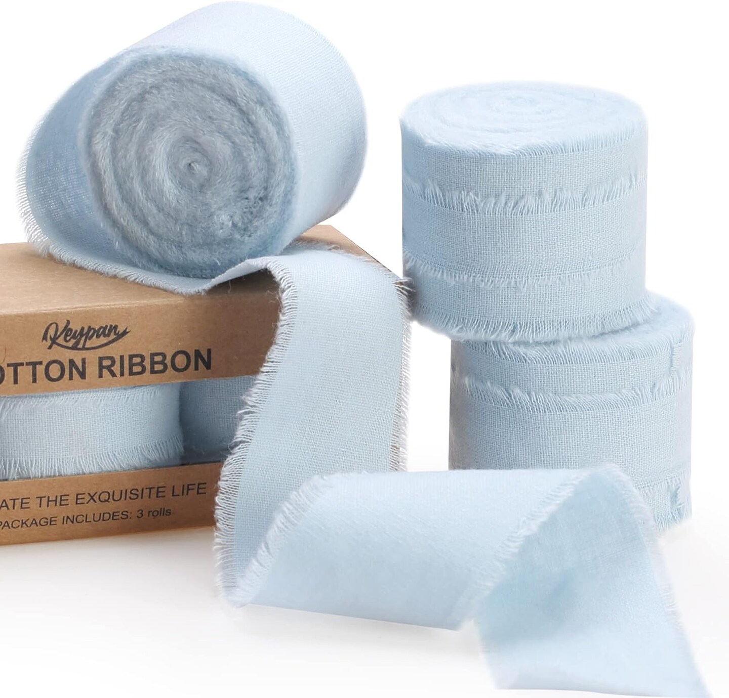Blue Ribbon 1-1/2 x 15 Yards Handmade Cotton Frayed Fringe