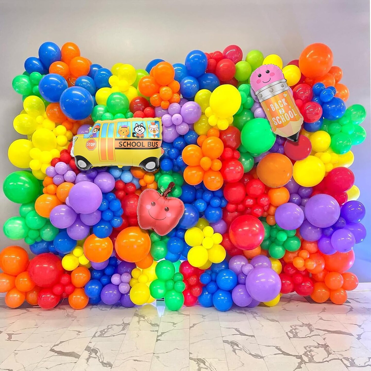 Balloon Garland Arch Kit - Back to School Decorations