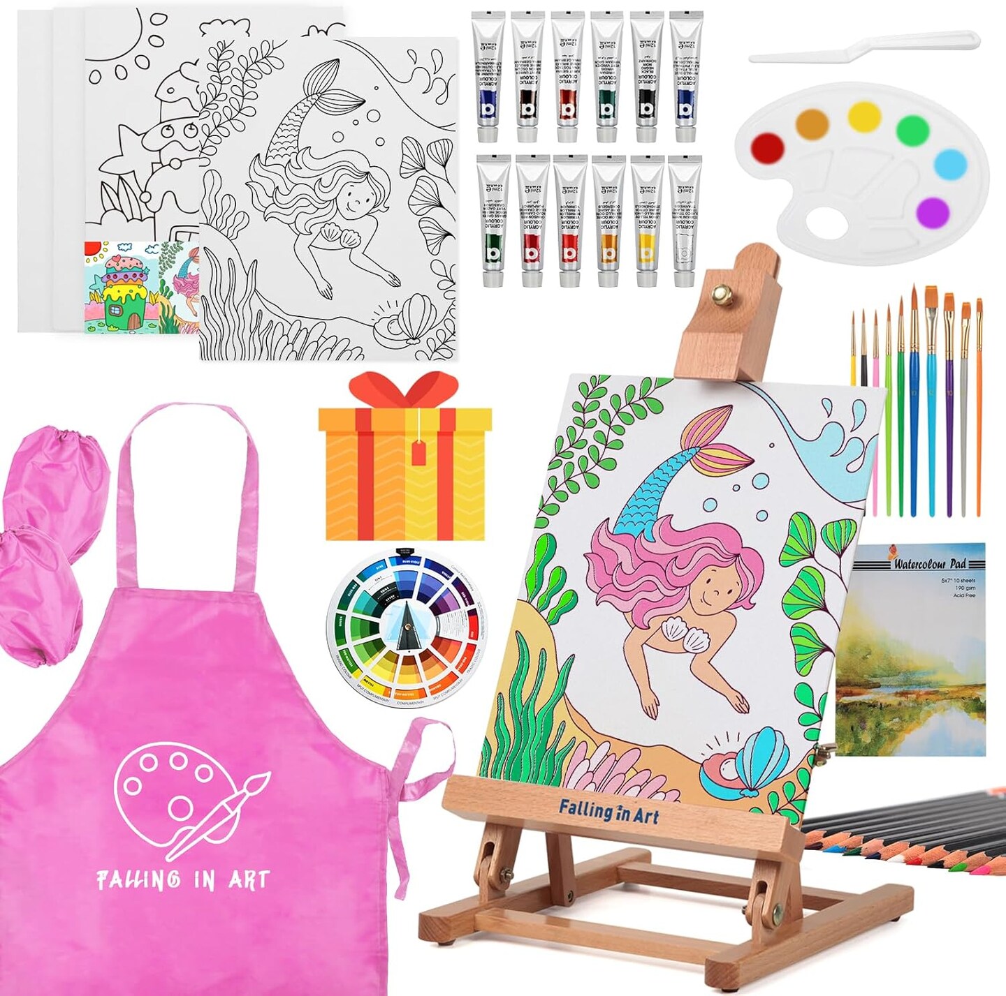 Portable Wooden Art Easel Painting Kits For Kids Michaels