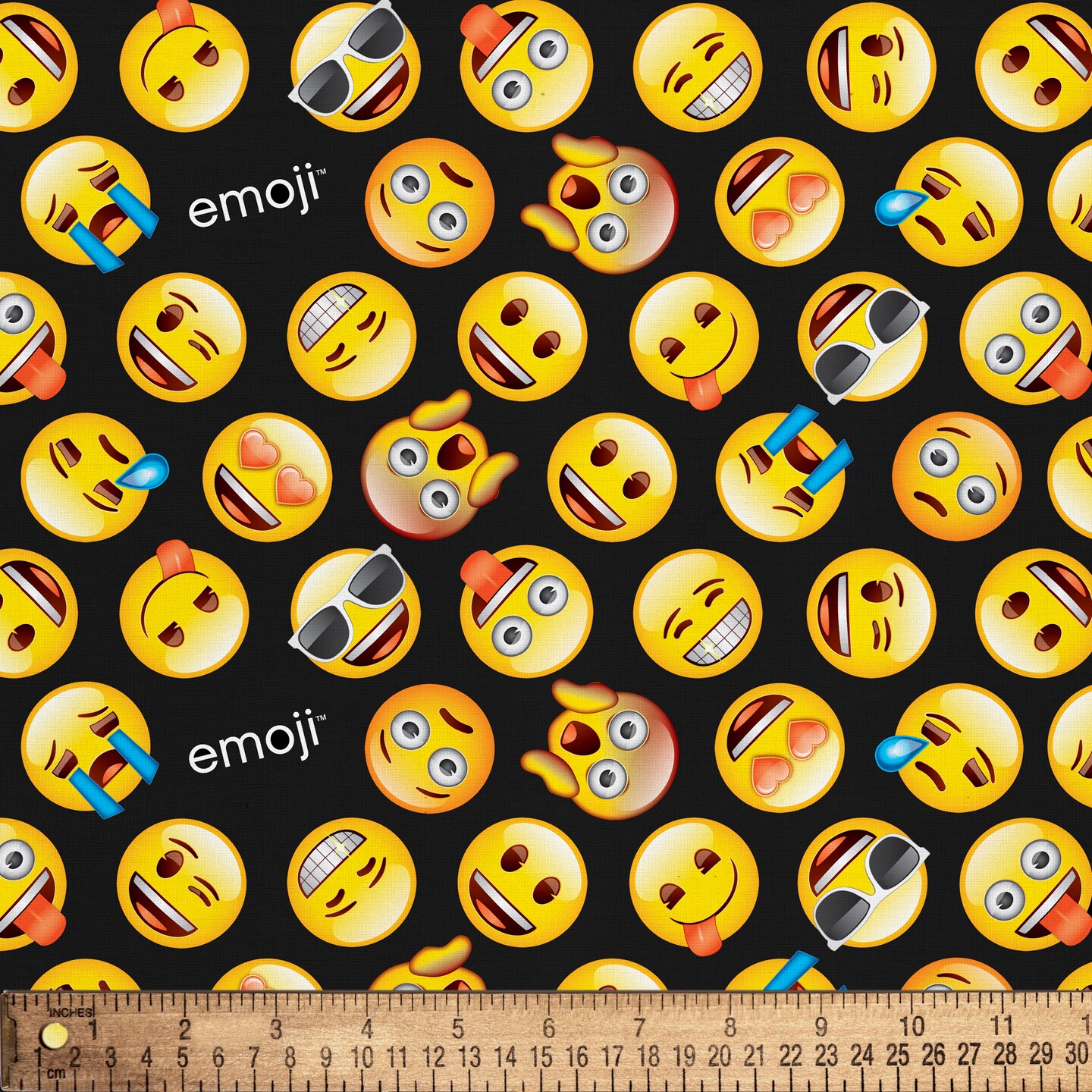 DAVID TEXTILES CLASSIC EMOJI COTTON 1 YD CUT