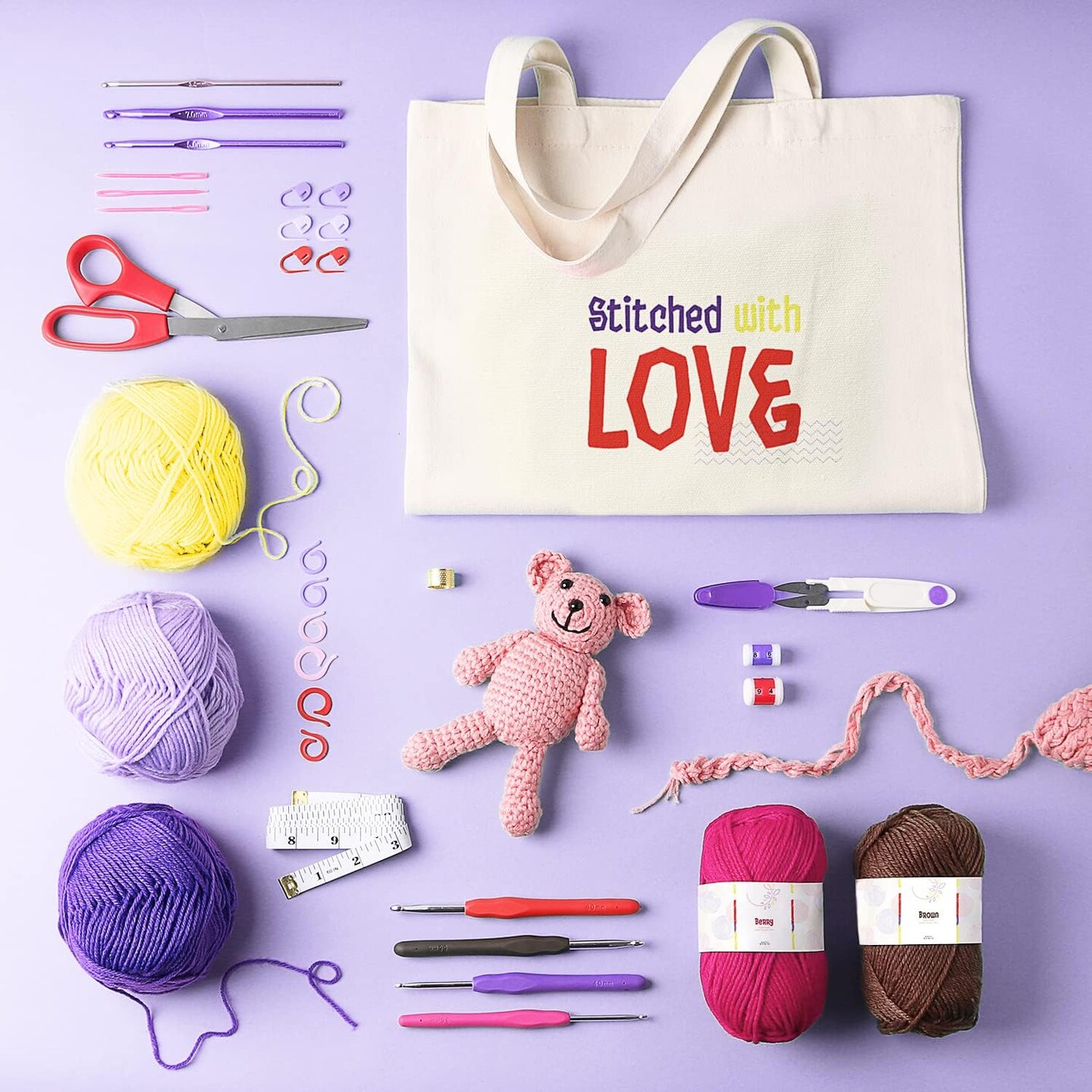 Crochet Kit for Beginners Adults and Kids