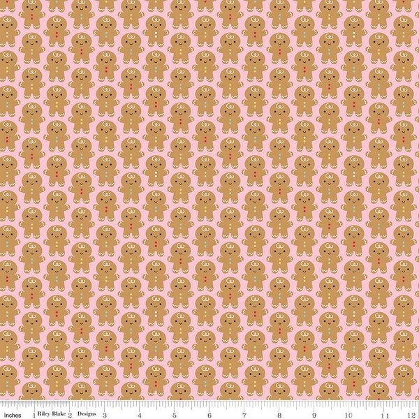 Gingerbread Men in Pink (c16442-pink) | Gingerbread Kisses | Doodlebug ...