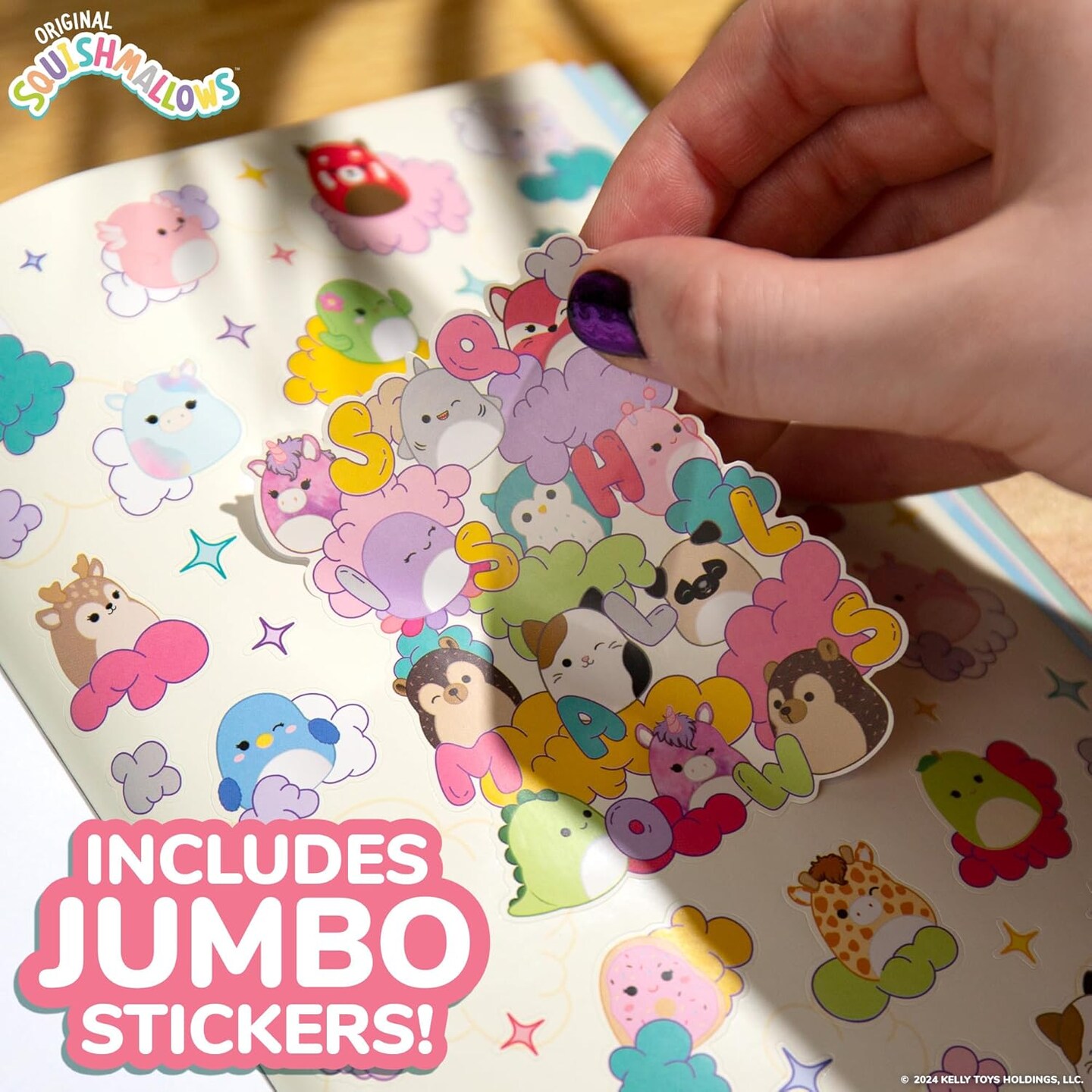 Original Squishmallows 2000+ One of a Kind Sticker Book