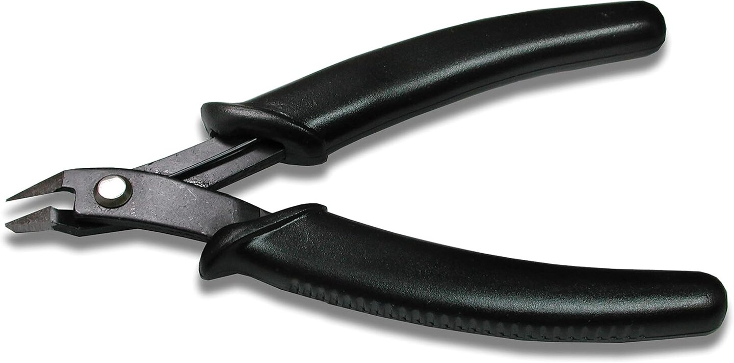 The Beadsmith Hi-Tech Round Nose Pliers,with high Carbon Steel Head, Black Comfort Grip Handle with Spring, Tool for Jewelry Making, Electronics or Micro Mechanics