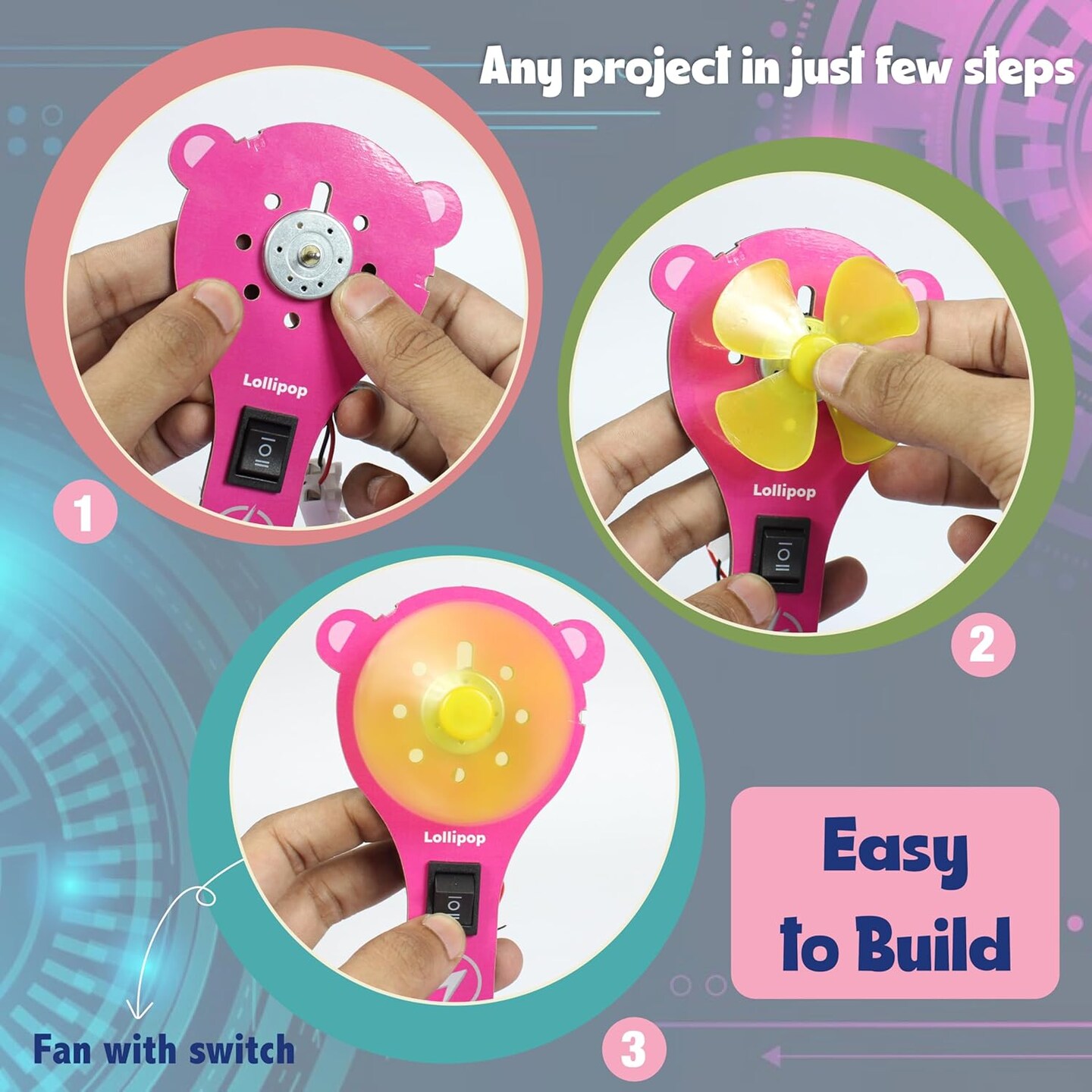 Kids 100+ STEM Projects - Mini Engineering Kit (Style 1 Girls Engineering Kit)