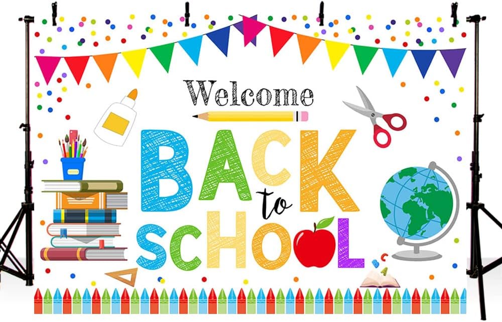 PTFNY Here's to A Bright School Year Sfondo Banner Back to School Fotografia Sfondo Primo giorno di scuola Banner Bambini Aula Ritorno a scuola Festa Sfondo Decorazione Photo Booth Puntelli Bianco PTFNY Here's to A Bright School Year Sfondo Banner Back to School Fotografia Sfondo Primo giorno di scuola Banner Bambini Aula Ritorno a scuola Festa Sfondo Decorazione Photo Booth Puntelli Bianco