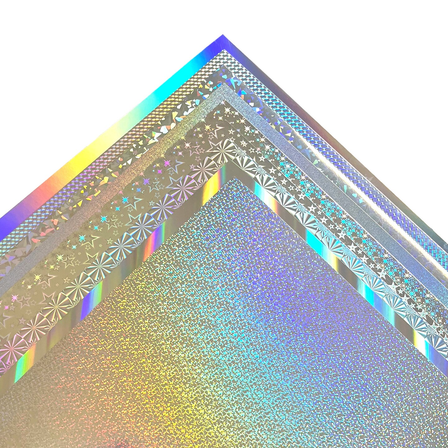 HOLOGRAPHIC CARDSTOCK Mini Variety Pack - 9 Sheets - ENCORE
