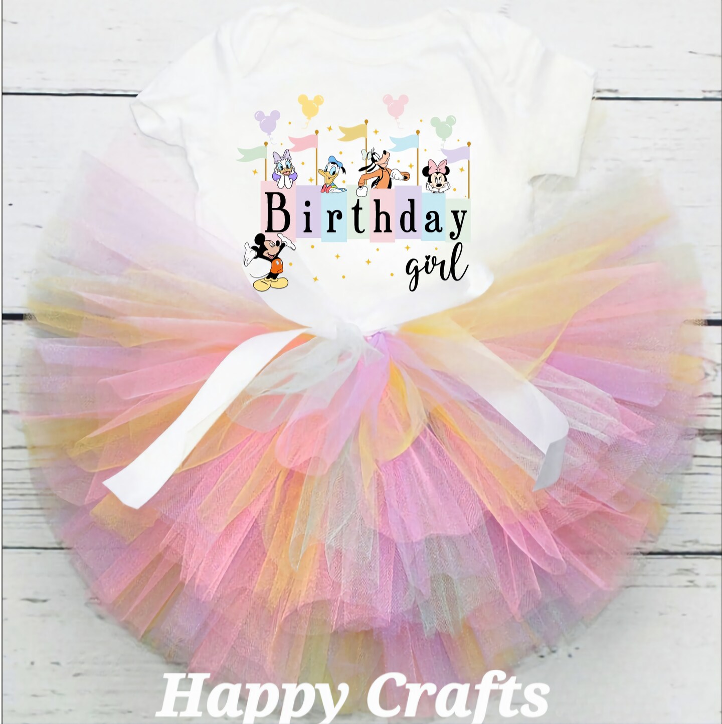 Disney Birthday Girl Shirt, Pastel Disneyland Onesie, Baby Girls Disney  World Bodysuit, Birthday Party Outfit | MakerPlace by Michaels
