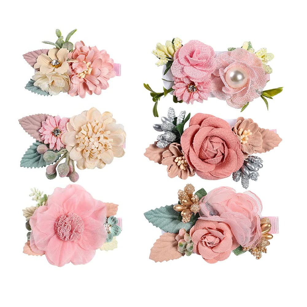 Flower Hair Clip Floral Hair Accessories