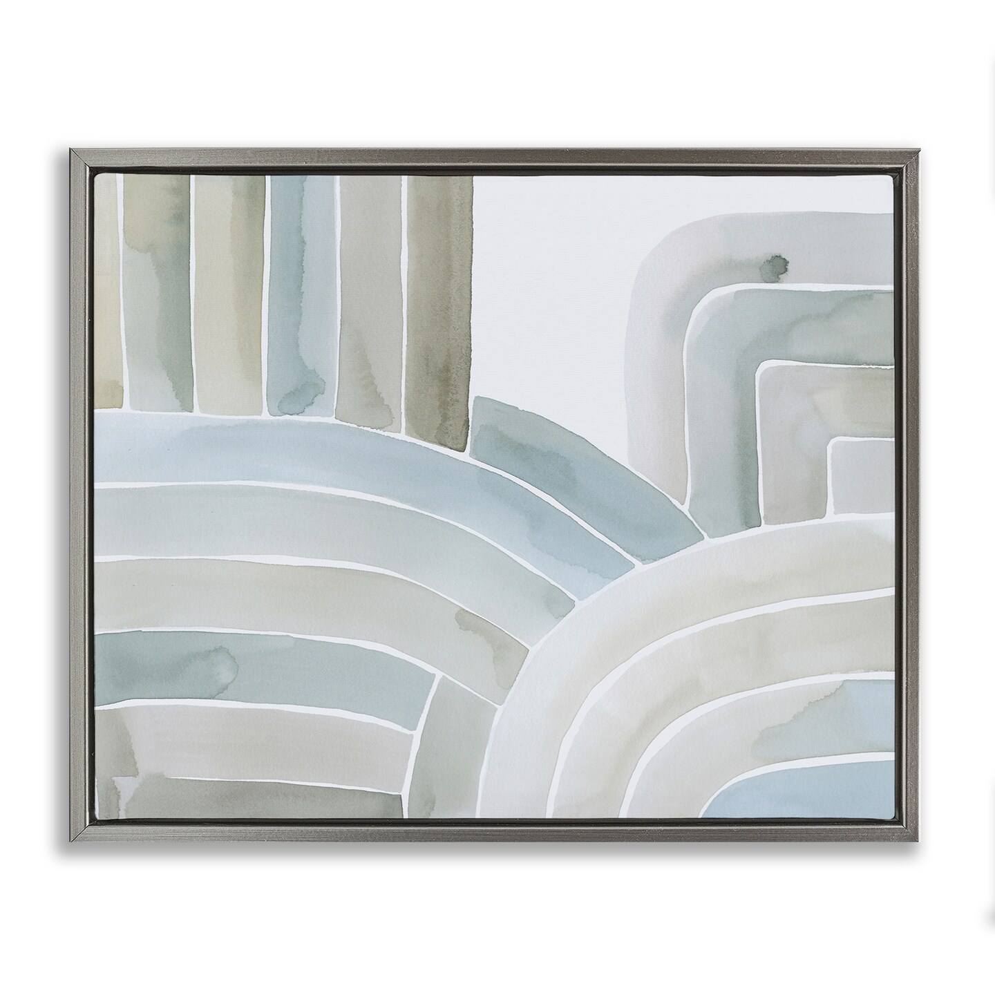 Stupell Industries Arched & Curved Lines Floating Frame By Grace Popp