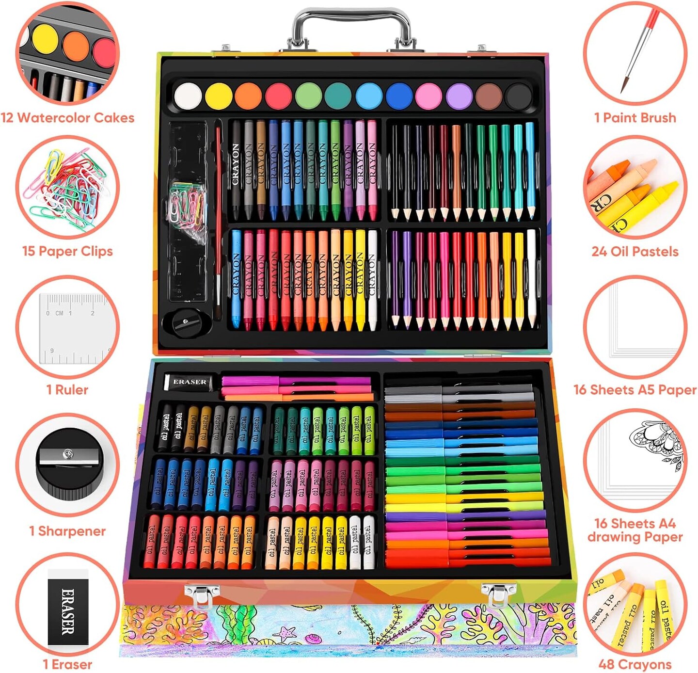 183-Pack Drawing Painting Set