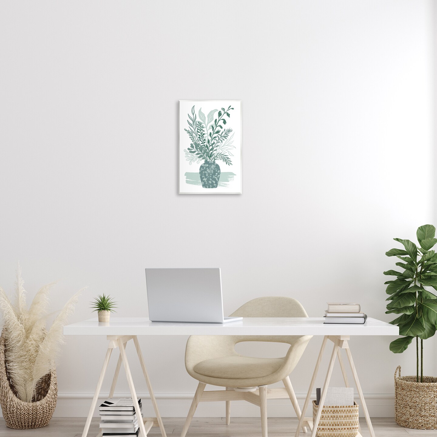 Stupell Industries Green Kitchen Planter Wall Plaque By Martina Pavlova