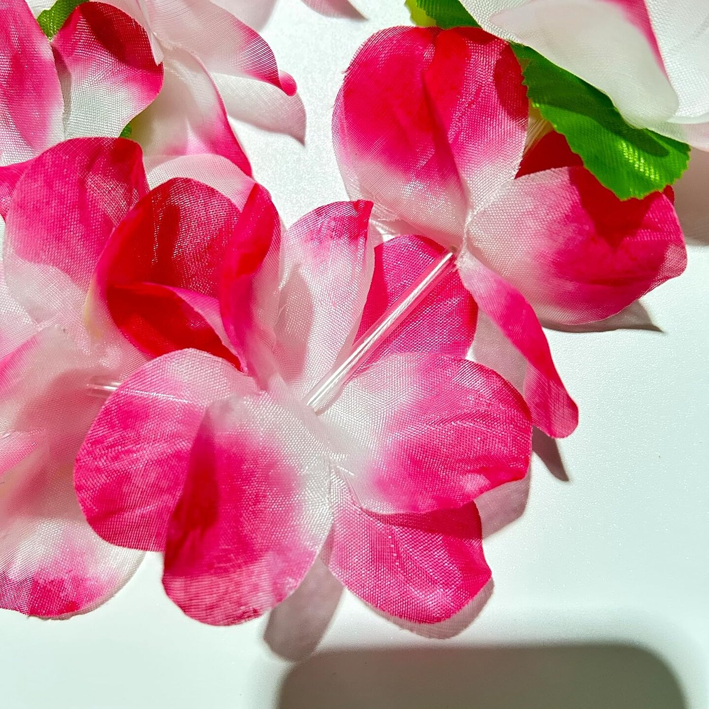 200pcs Hawaiian Necklace Silk Flower Leis for Beach Party Decors