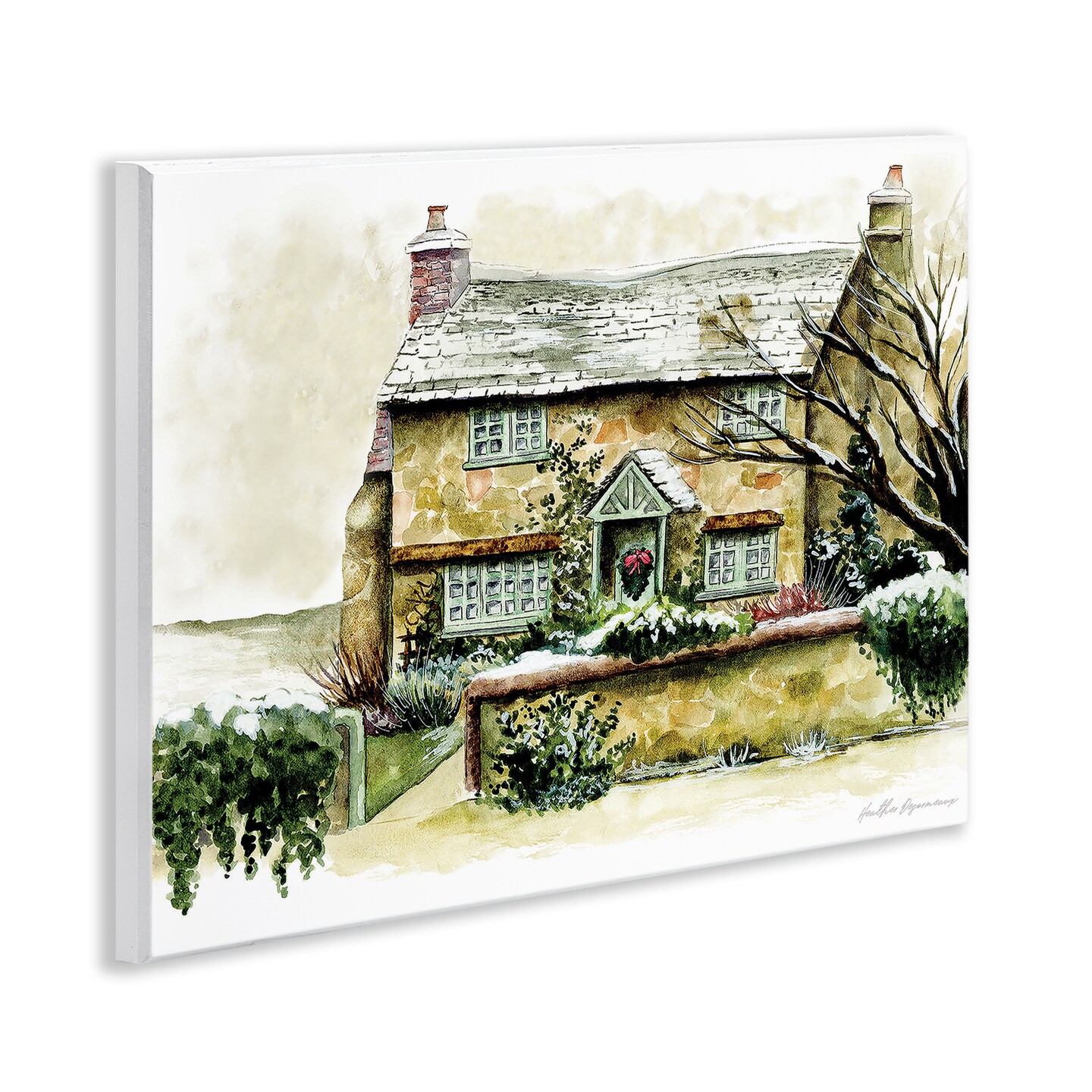 Stupell Industries English Cottage Painting Wall Plaque By Heather Desormeaux
