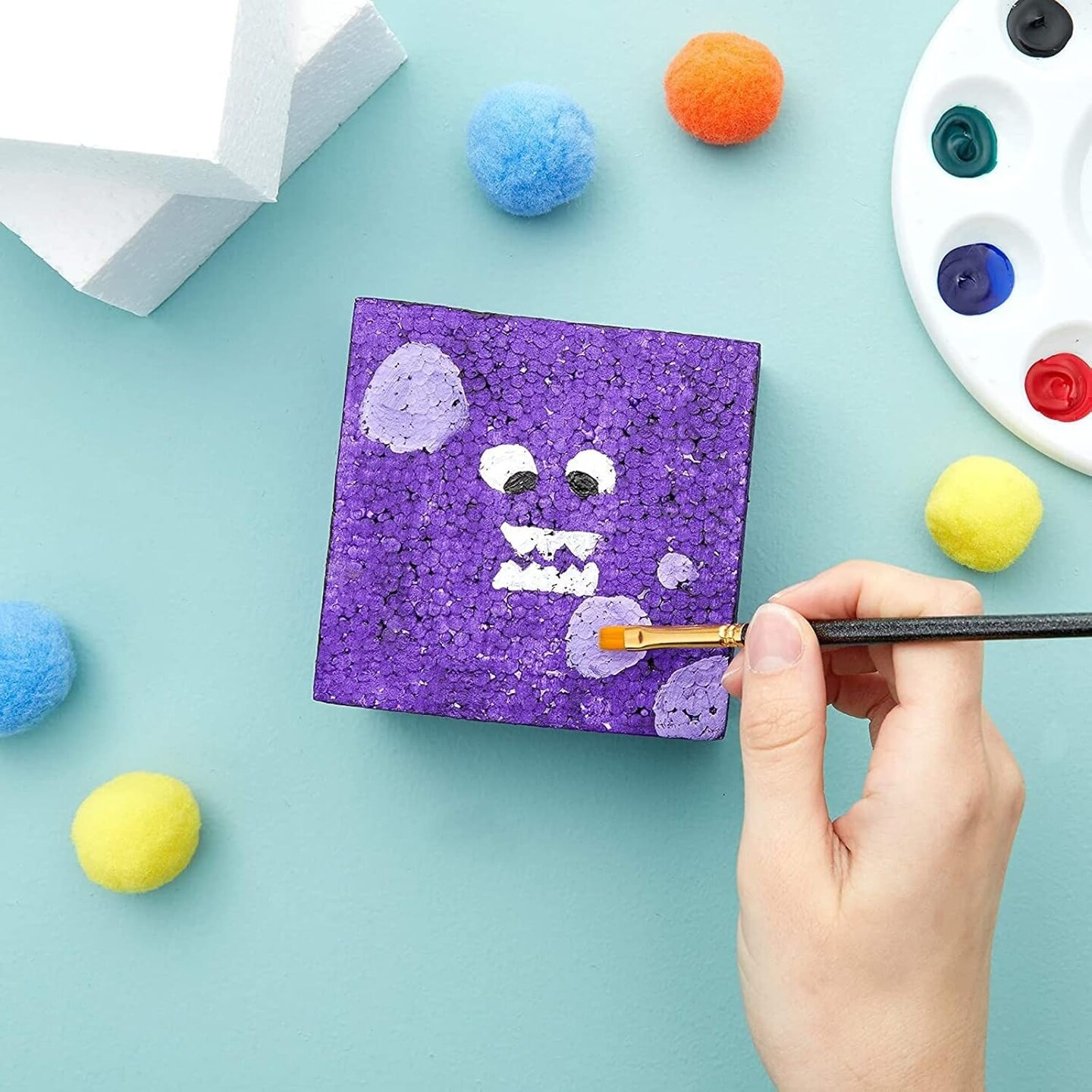 12 Pack Foam Blocks for Crafts