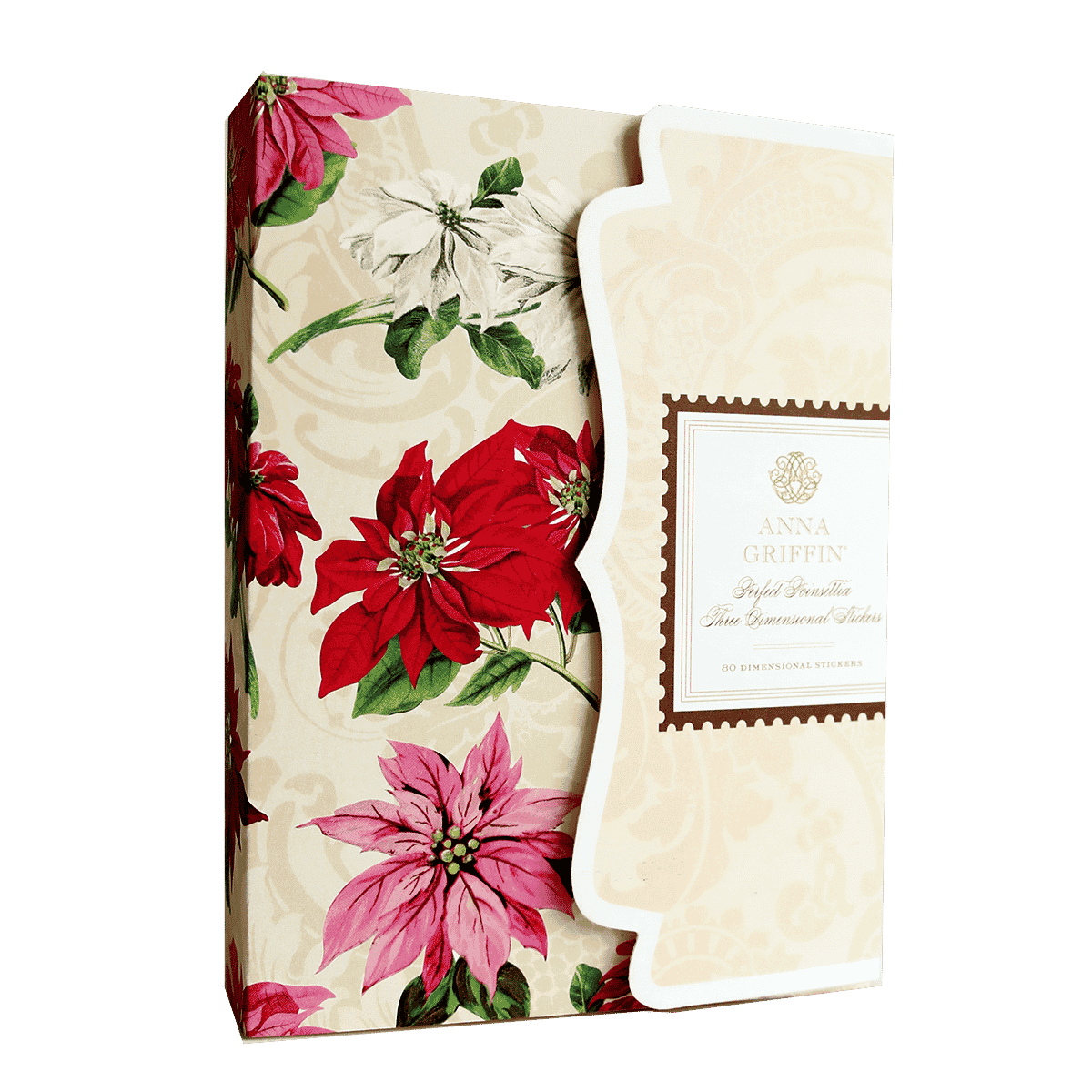 Poinsettia Stickers
