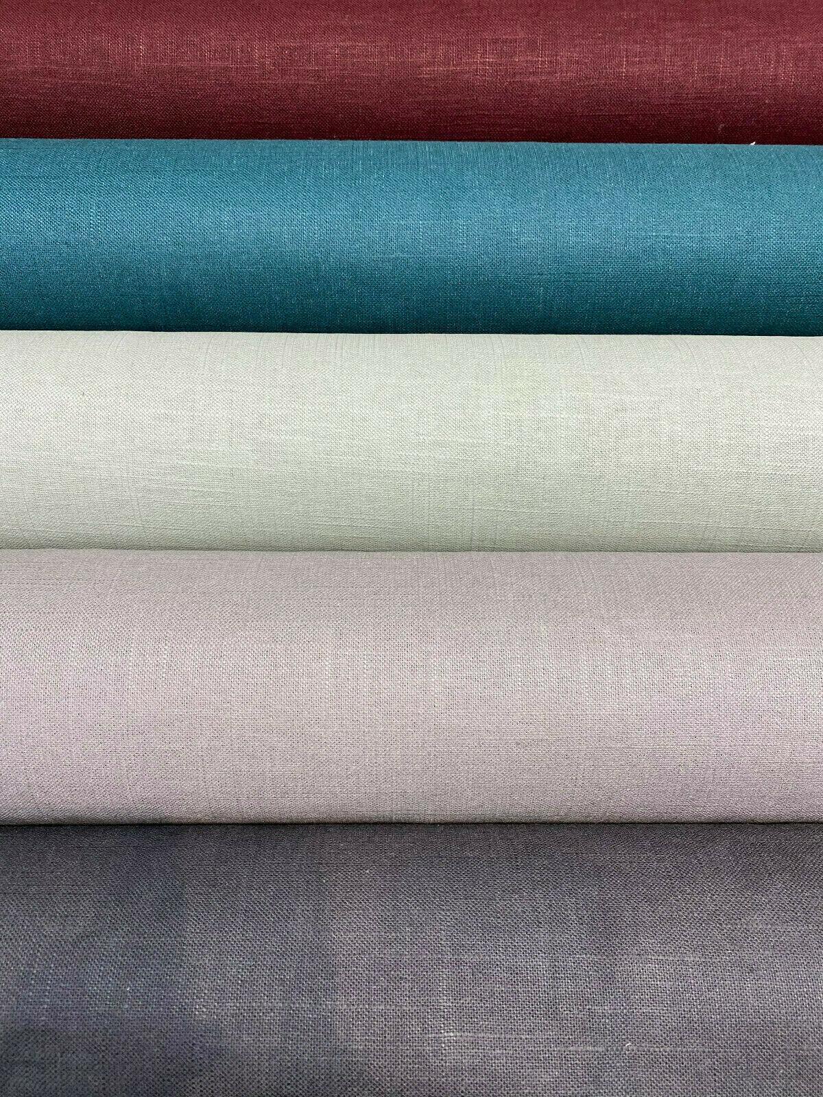 1 Yard Sage Light Green Linen Rayon Upholstery Drapery Fabric 54" Wide