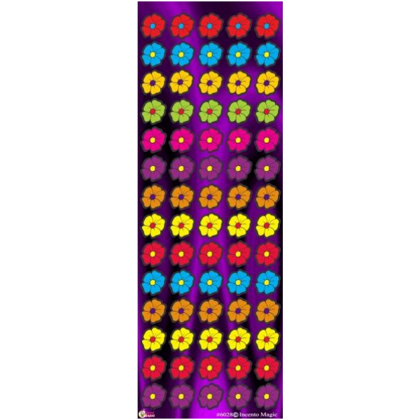 Mini Colorful Flower Die-Cut Stickers – 25 Sheets, 70 Stickers Per Sheet (1750 Total) for Crafts & Classrooms