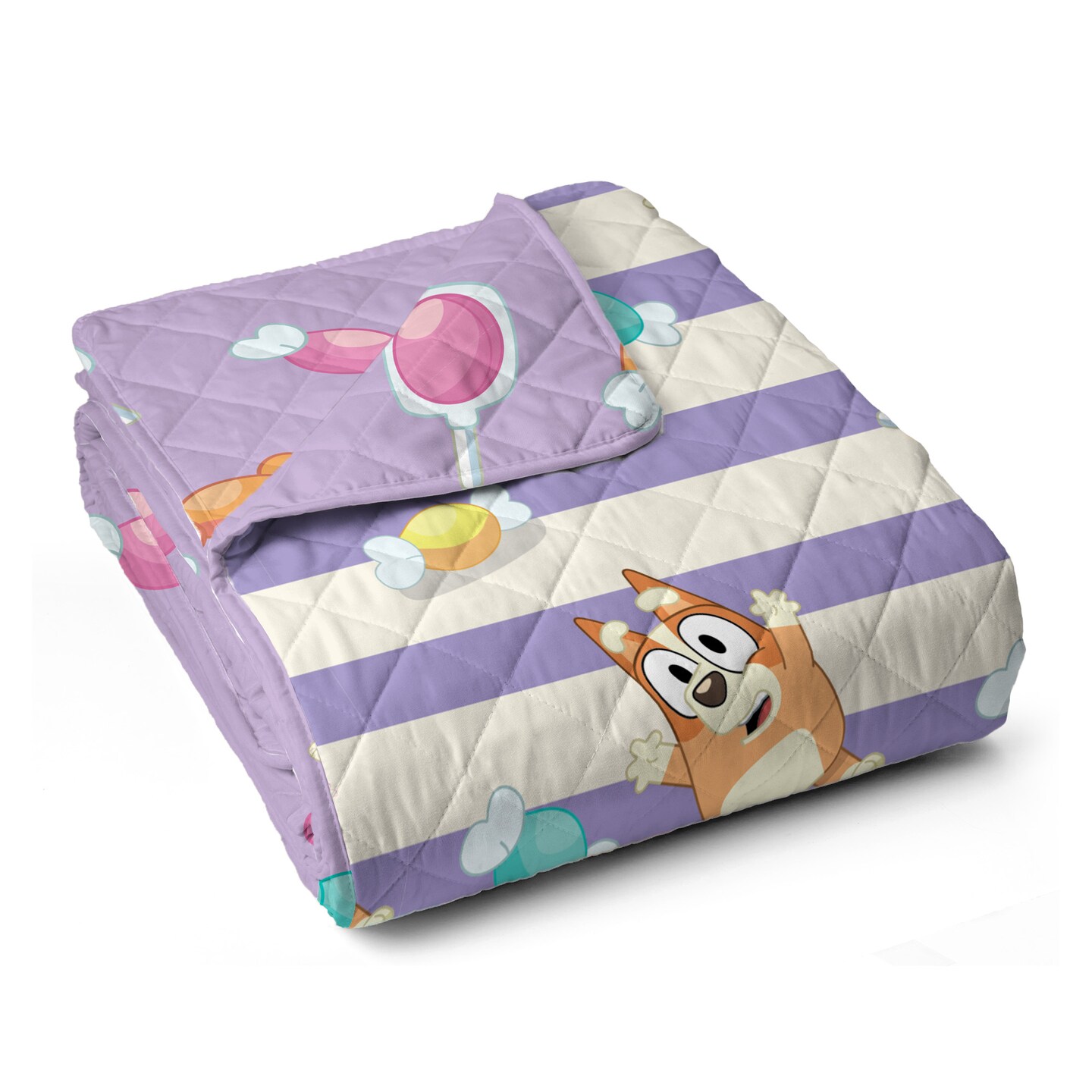 Bluey Quilted Throw Blanket