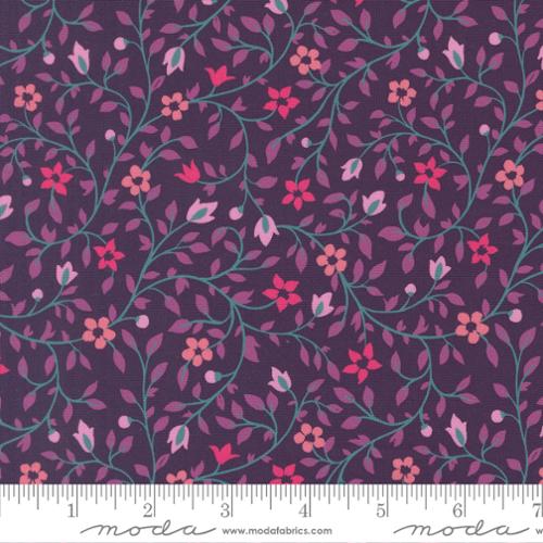 Fabric Moda Plum Serenity Parlor by the Quarter Yard 11965-26