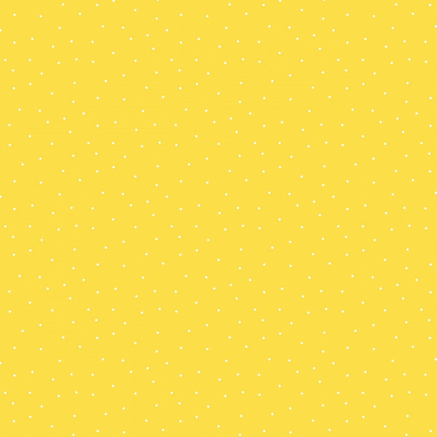Fabric Wilmington Essentials Bright Yellow/White Pindots by the Quarter Yard 39131-551