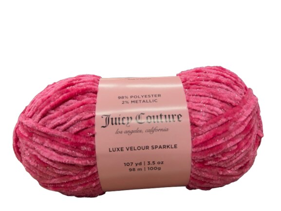 Juicy Couture Luxe Velour XL Yarn - 48.6 Yards | MakerPlace by