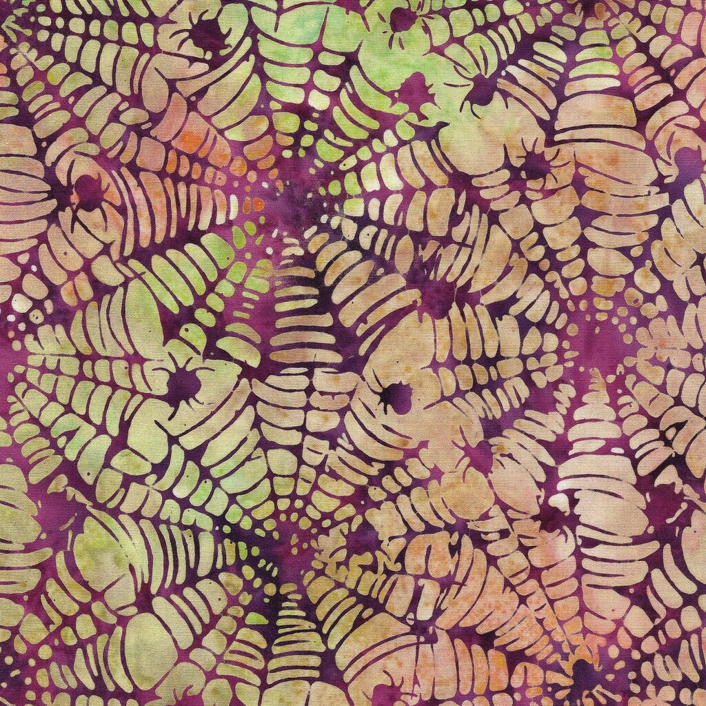 Fabric Lumin Pink Green Pale Olive Spider Web Spooktacular Island Batiks by the Quarter Yard 122467803