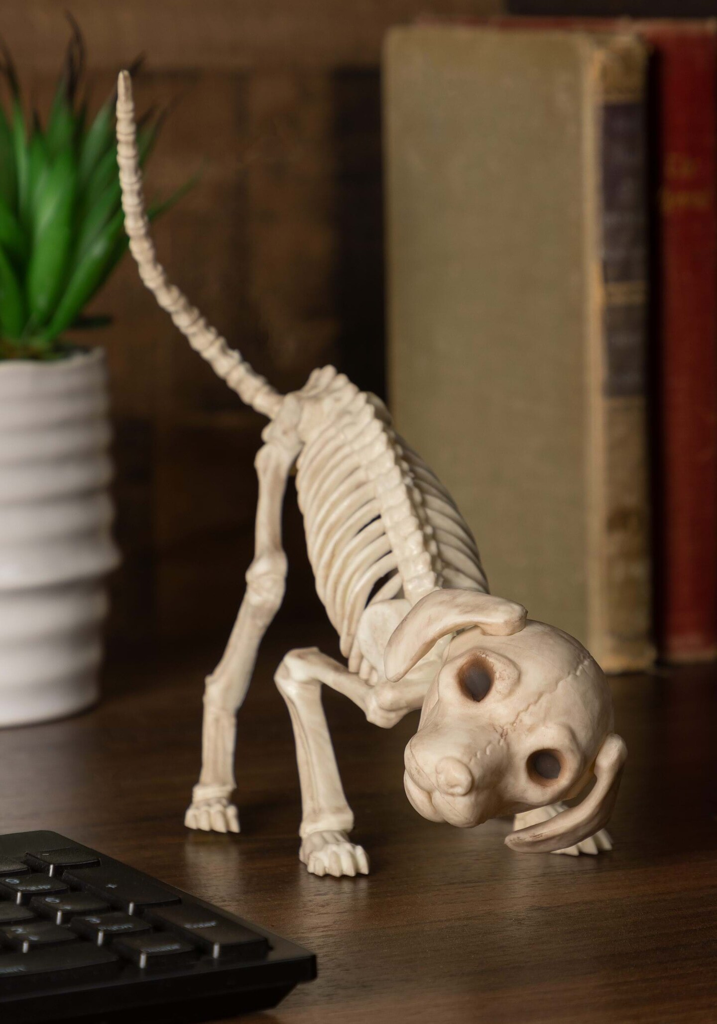 Puppy 7.5" Skeleton Halloween Decoration