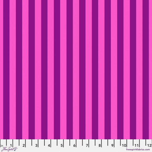 Fabric FreeSpirit Tula Pink Foxglove Tent Stripes by the Quarter Yard PWTP069.FOXGL