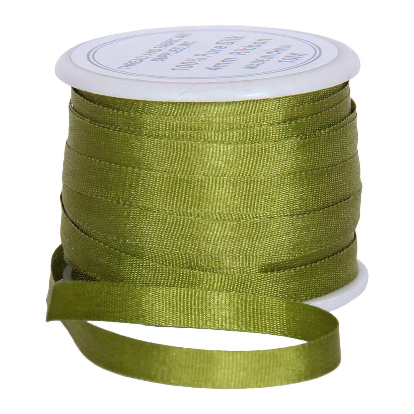 Threadart 100% Pure Silk Ribbon - 3 Widths 2MM, 4MM, 7MM - 50 Colors ...