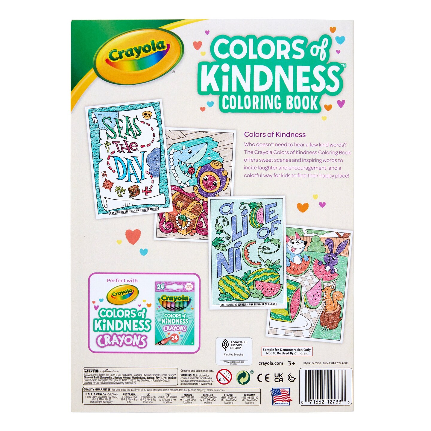 Colors of Kindness Coloring Book, 96 Pages