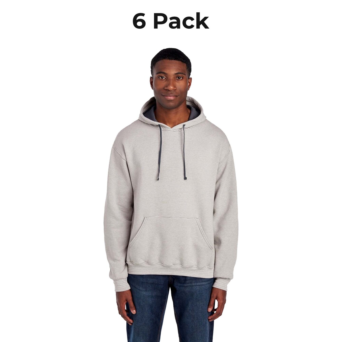 Fruit of the Loom&#xAE; Sofspun Striped Hooded Sweatshirt