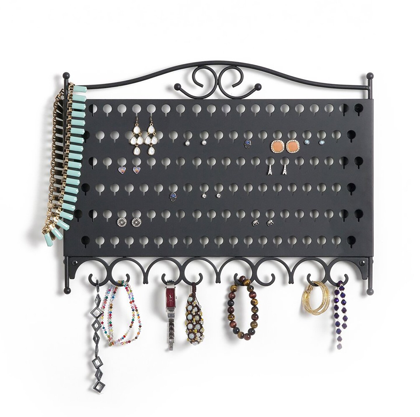 Mango Steam Wall Mounted Display Organizer for Jewelry & Earrings