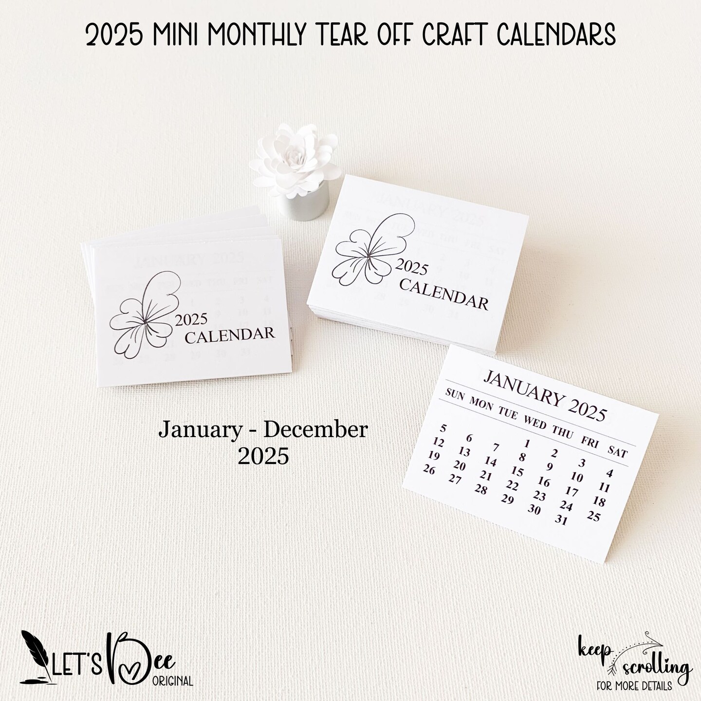 Mini Tear-Off 2025 Calendars, Craft Mini Tear Off Calendars 2025, Tear-Off Craft Calendar 2025, 2025 Refill Calendar Pads | MakerPlace by Michaels mini-tear-off-2025-calendars-craft-mini-tear-off-calendars-2025-tear-off-craft-calendar-2025-2025-refill-calendar-pads-makerplace-by-michaels