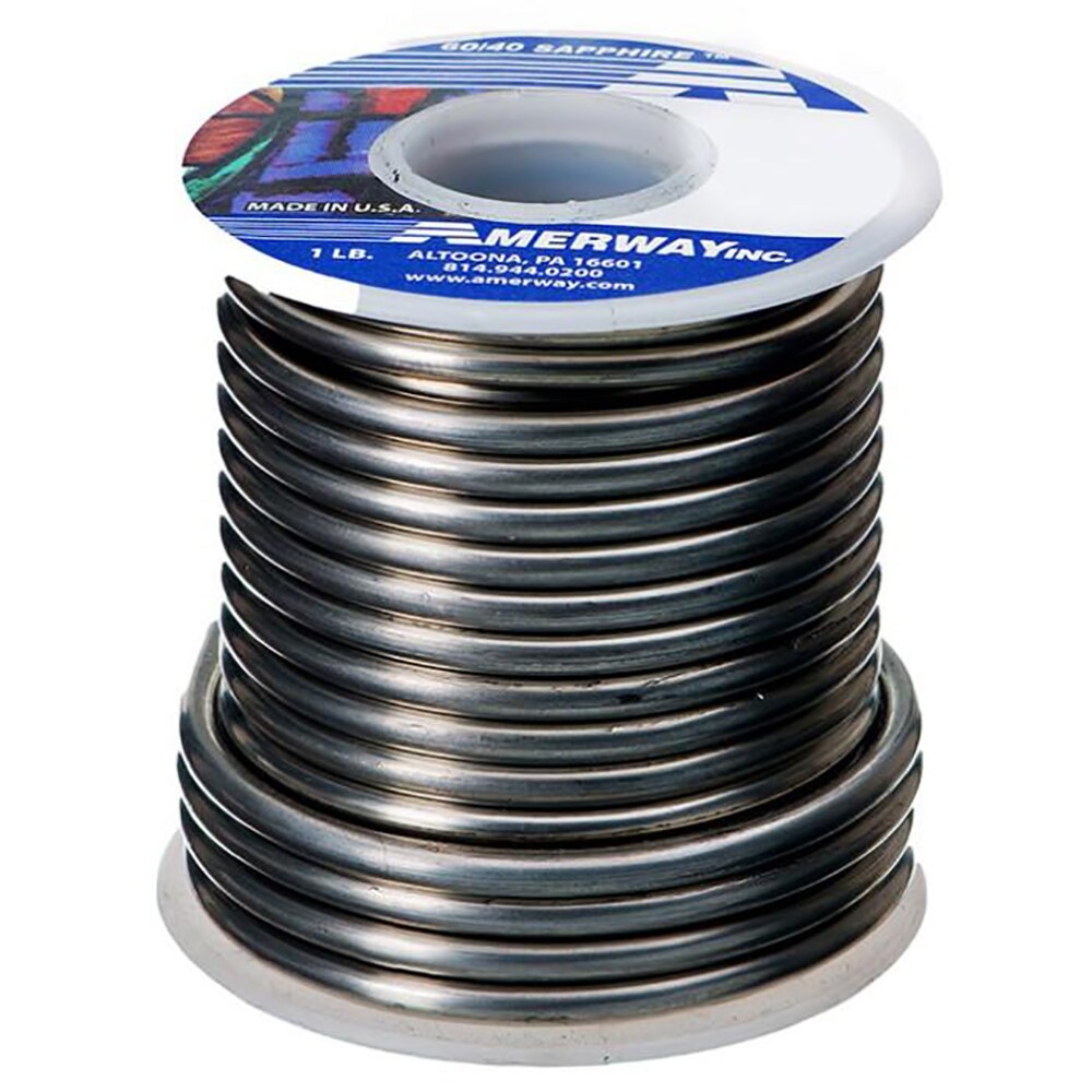 Amerway 60/40 Glass Solder 1lb. Spool