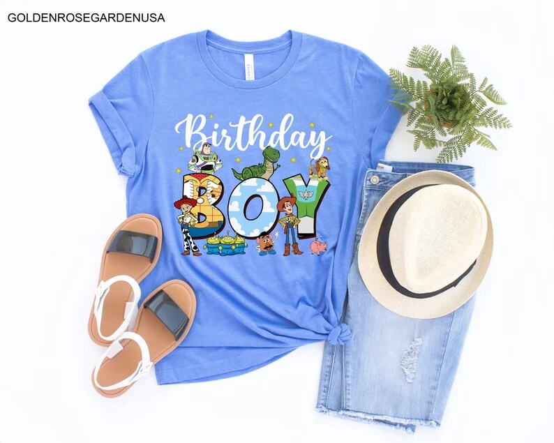 Toy Story Birthday Boy Shirt, Birthday Boy Family Shirt, Disney Birthday Boy Shirt, Toy Story Birthday Shirt, Custom Toddler Shirt product 3
