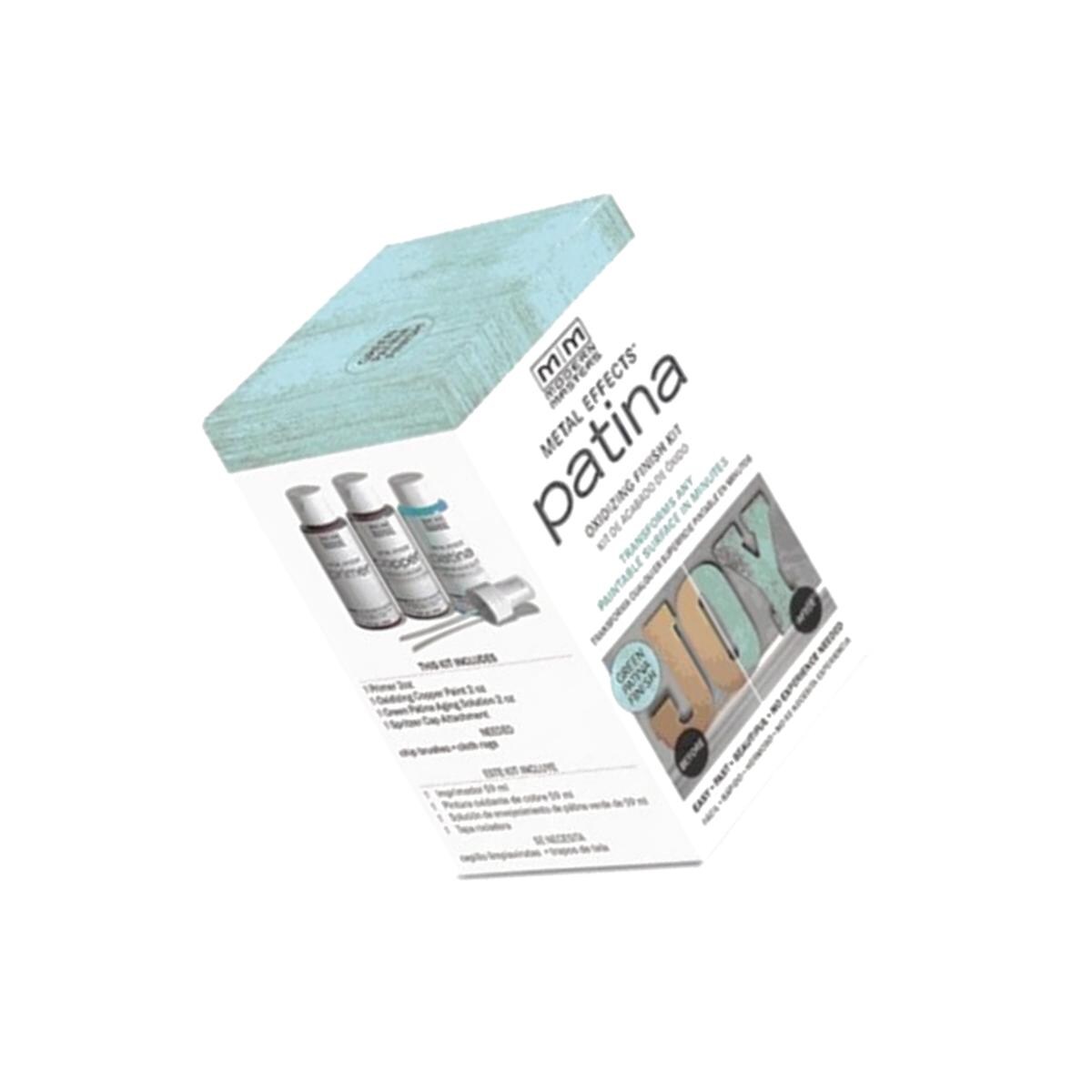 Modern Masters 2 oz Patina Metal Effects Finish Kit, Green - Pack of 4