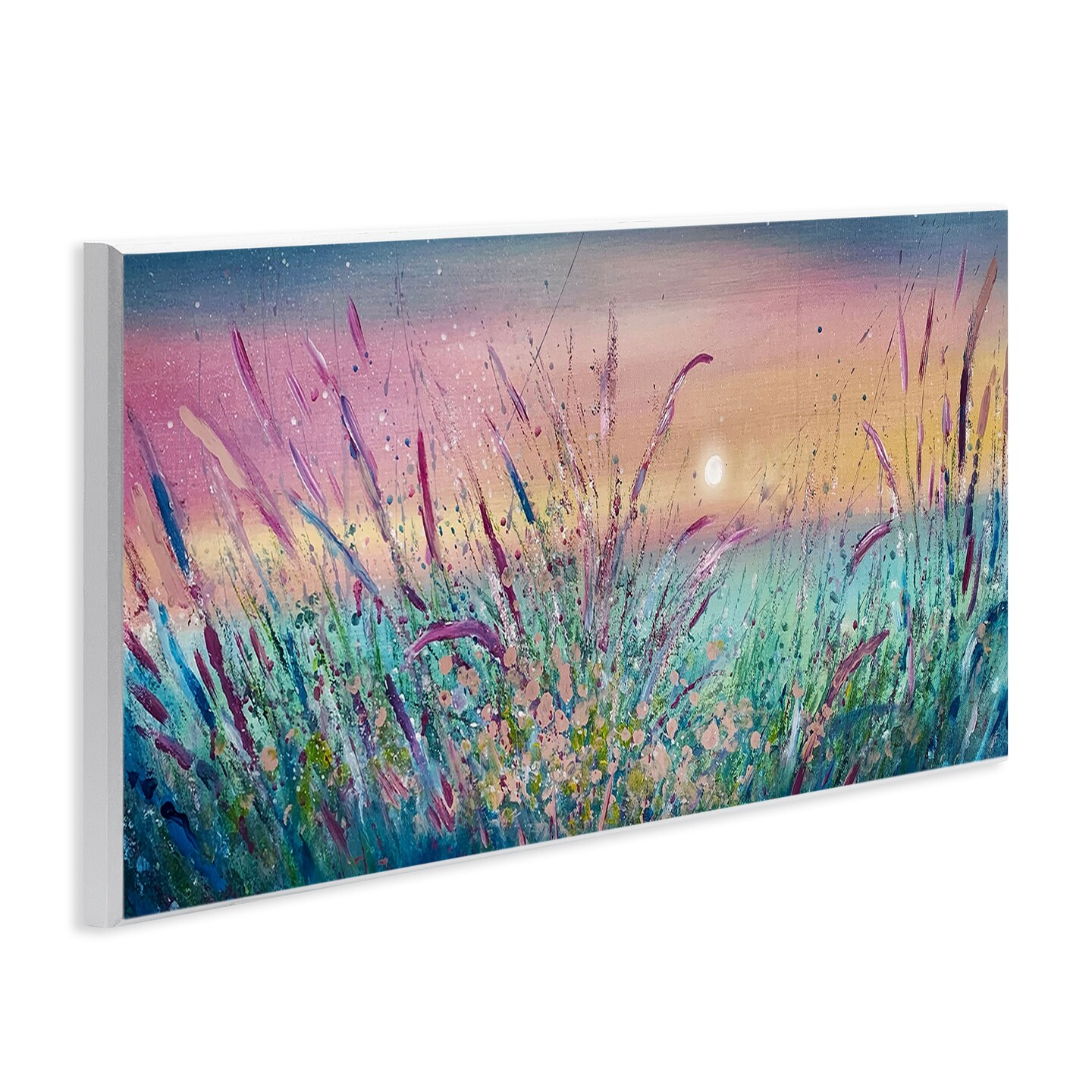Stupell Industries Pond Reeds Sprouting at Sunset Wall Plaque Art