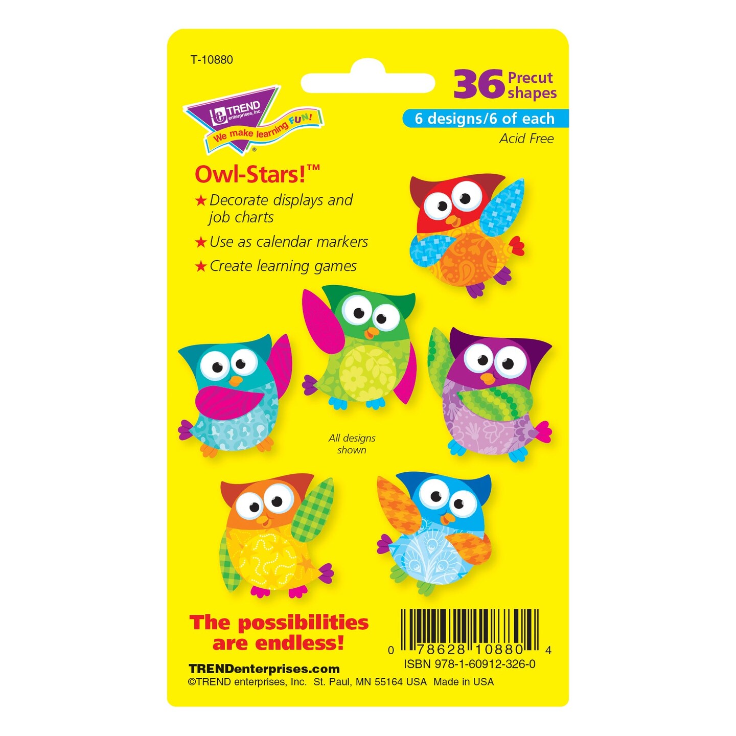 Owl-Stars!&#xAE; Mini Accents Variety Pack, 36 ct