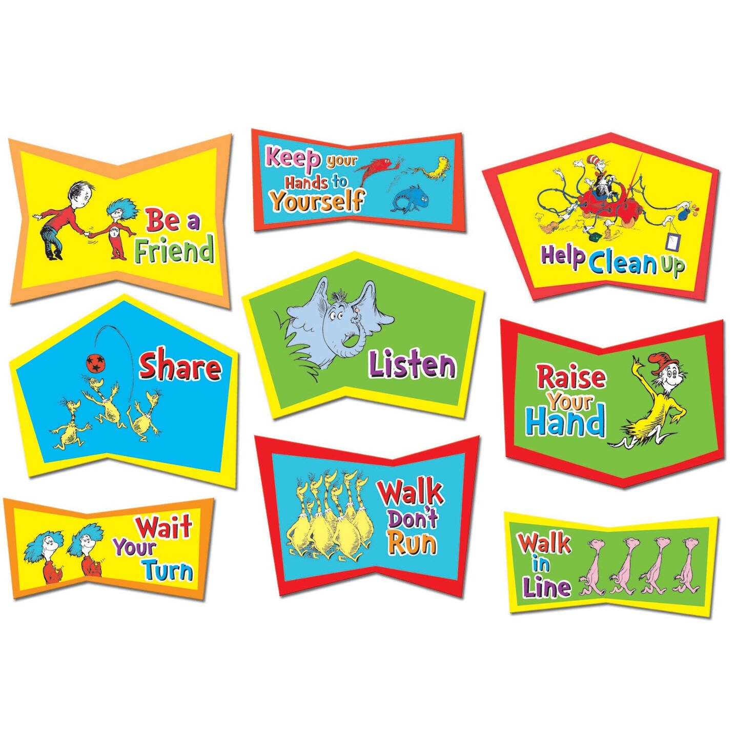 Dr. Seuss&#x2122; Classroom Rules Bulletin Board Set