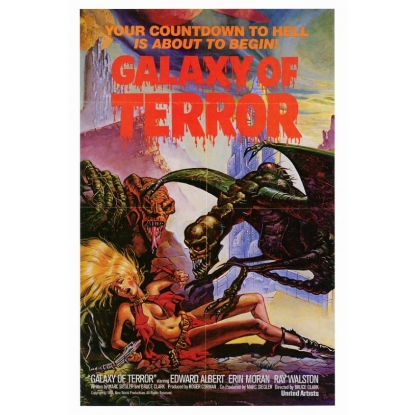 Galaxy Of Terror Movie Poster Print (27 X 40) - Item Movaf7290